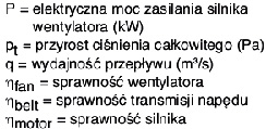 Określenie całkowitej mocy zasilania wentylatora mechanicznej Układ wentylacyjny nawiewno wywiewny Układy wentylacji Recyrkulacja powietrza polega na zmieszaniu części powietrza wywiewanego z