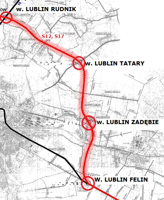 33 km, przy czym długość poszczególnych