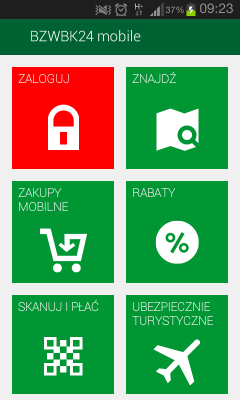 dostępny tylko poprzez bankowość mobilną.