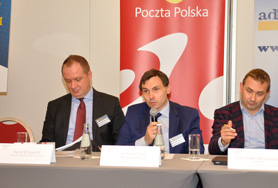 eidas, cyfryzacja usług komunikacji, elektronizacja postępowań sądowych dyskutowali (od lewej) : Karol Krzywicki (Dyrektor Departamentu Rynku
