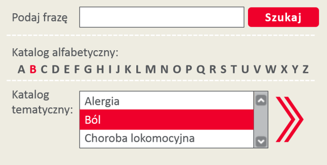 funkcjonalnością udostępnioną np. na stronach medonet.pl oraz doz.