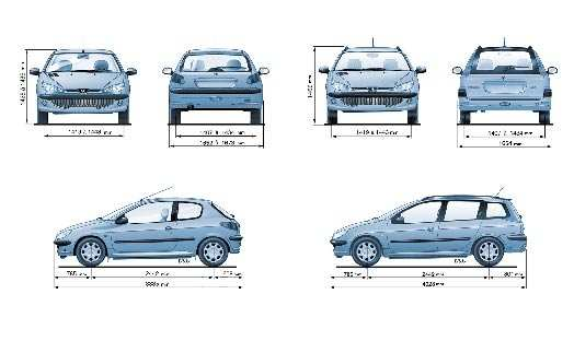 164 DANE TECHNICZNE WYMIARY HATCHBACK