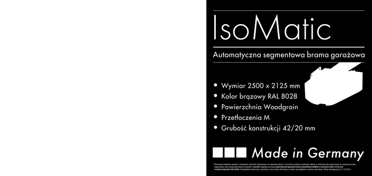 860x050x50 mm i 960x50x50 mm; wyposażenie: skrzydło,