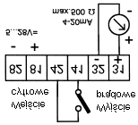 Podłączenie elektryczne Wyjście prądowe HART, Ex-e: wyjście przełączane (max. 100 ma / 30 V DC/AC) Wyjście prądowe HART, Ex-i: Wyjście prądowe HART, Ex-i, z wyjściem przełączanym (max.