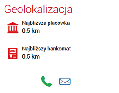 www.bsduszniki.pl GEOLOKALIZACJA Usługa E-Bank wykorzystuje funkcje geolokalizacji oferowanej przez urządzenia fizyczne.