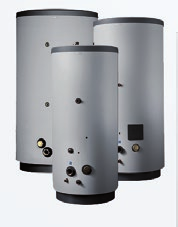 Dodatkowa ciepła woda zasobniki wężownicowe NIBE VPB Pompy ciepła nie wyposażone ErP w podgrzewacz wody (jednofunkcyjne F1145, F1155 i F1345), można wyposażyć w zewnętrzny zbiornik.