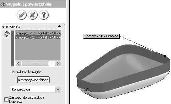 MODELOWANIE CZĘŚCI - MODELOWANIE POWIERZCHNIOWE 8.