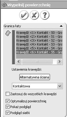 MODELOWANIE CZĘŚCI - MODELOWANIE POWIERZCHNIOWE 10.