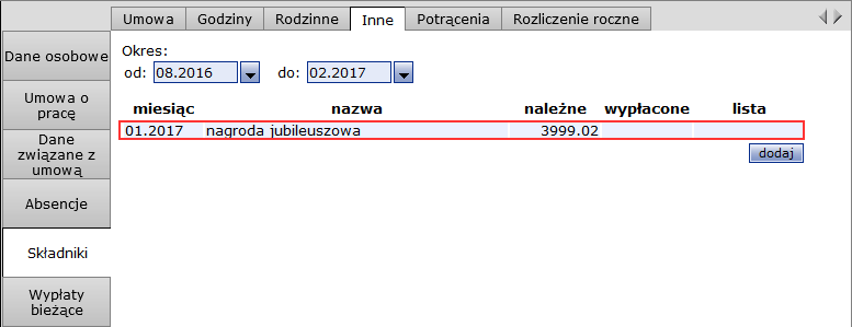 Przedstawimy obliczenia, które wykonuje program w celu wyliczenia nagrody jubileuszowej pracownika