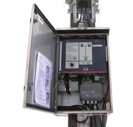 Urządzenie NMS100 1SW sterowanie jednym zewnętrznym napędem NMS100 jest urządzeniem służącym do sterowania i nadzorowania zewnętrznych napędów elektrycznych różnych producentów.