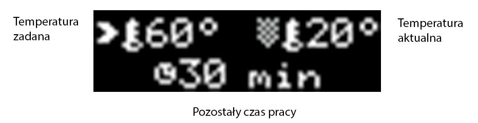 Zasada działania Opis panelu sterującego: Tryby pracy sterownika: - tryb gotowości - sterownik jest widoczny i gotowy do programowania i uruchamiania łaźni; - tryb timera -