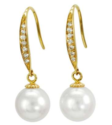 ~0,048 ct EA28 EA-85W-SHxG14D-4 Perły Akoya 8-8,5