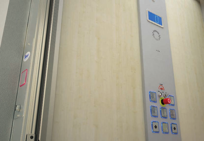 ECOVimec Technologia Niskie zużycie energii Cichy tryb pracy, o najniższych poziomach hałasu dla tej kategorii Udźwig 400 kg BEZ PRZECIWWAGI MRL Machine Roomless (nie wymaga maszynowni) Ekologiczny