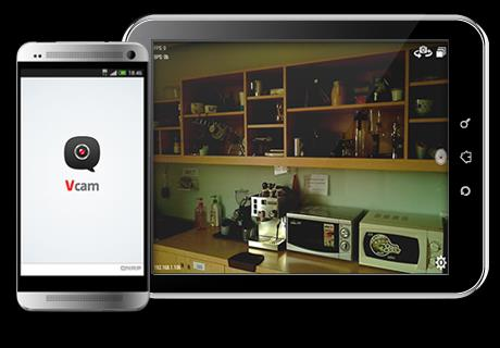 Aplikacje mobilne Vcam - Zamień swoje urządzenie mobilne w kamerę Aplikacja mobilna Vcam może