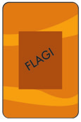 Jeśli w trakcie poruszania się po torze planszy gracz postawi swój pionek na niebieskim polu z napisem FLAGI, to wykonuje ponowny rzut kostką, odkrywa pierwszą kartę flag i zgaduje, do