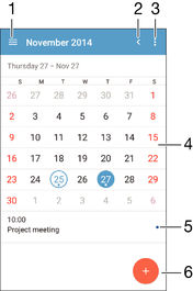 Kalendarz i budzik Kalendarz Aplikacja Kalendarz służy do zarządzania własnym harmonogramem.
