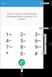 Łączenie Nawiązywanie połączeń W celu wykonania połączenia można ręcznie wprowadzić numer telefonu, stuknąć numer zapisany na liście kontaktów lub stuknąć numer telefonu w widoku rejestru połączeń.
