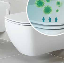 Easy off toilet seat Convenient solution easy unclipping of the seat with one or two buttons.