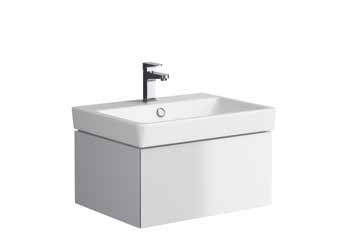 SPLENDOUR 80 Kolor: biały Wymiary (cm): 79,5 x 44,6 x 29,8 do kompletowania z umywalkami meblowymi: SPLENDOUR 80, METROPOLITAN 80 SPLENDOUR 80 washbasin cabinet Colour: white Dimensions (cm): 79,5 x