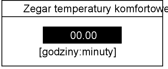 Regulacja temperatury pomieszczeń Zmiana temperatury pomieszczenia tylko na... (ciąg dalszy) Nacisnąć następujące przyciski: 1. H 2. Á/Â dla ustawienia wymaganego czasu trwania. 3.