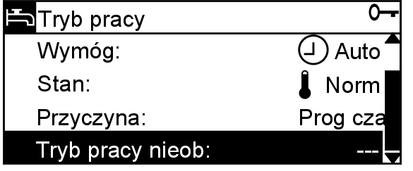 Á/Â dla wymaganego trybu pracy podczas nieobecności. 3. ½ w celu potwierdzenia. 4. Á/Â w celu wybrania Tryb pracy. 5. ½ w celu potwierdzenia. 9.