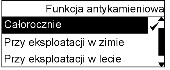 Á/Â aby dokonać wymaganej nastawy. 9. ½ w celu potwierdzenia. 10. Ã tyle razy, aż pojawi się ekran spoczynkowy (patrz strona 8). 11. Wpisać ustawienie w tabelę. 5.