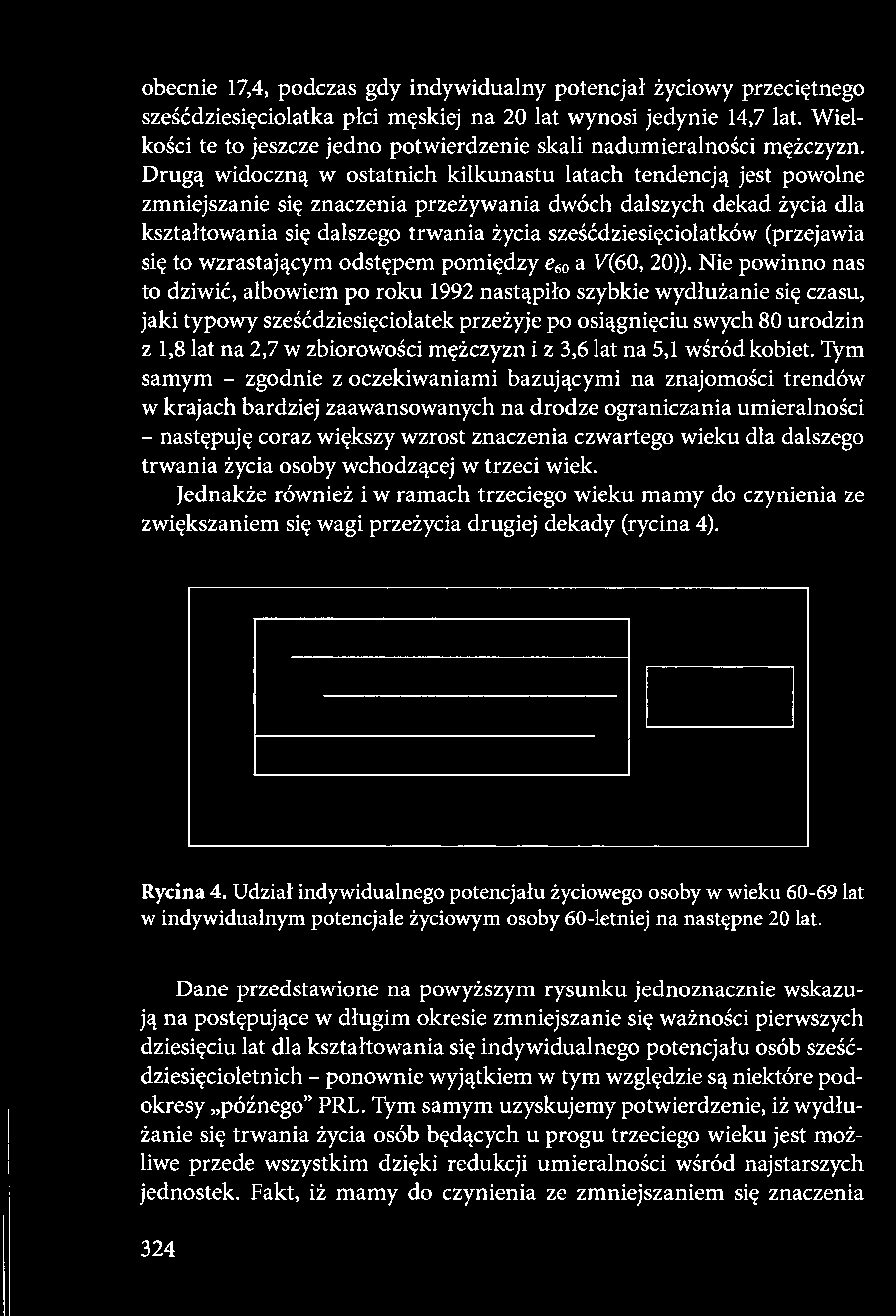 Nie powinno nas to dziwić, albowiem po roku 1992 nastąpiło szybkie wydłużanie się czasu, jaki typowy sześćdziesięciolatek przeżyje po osiągnięciu swych 80 urodzin z 1,8 lat na 2,7 w zbiorowości