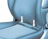 WASZ PEUGEOT 206 CC SZCZEGÓŁACH 69 MOCOWANIA "ISOFIX"* Przednie siedzenie pasażera w waszym samochodzie wyposażone jest w mocowania ISOFIX.