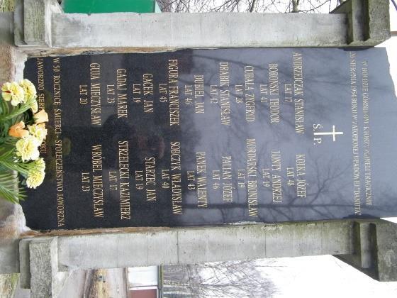 Łubowiec przy ulicy Czwartaków 1(obok garaży za