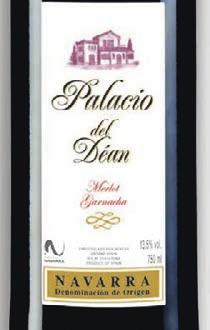 1 Palacio del Déan Navarra DO Wina z regionu Aragonia (Cariñena) Położona w Aragonii apelacja Cariñena słynie z win opartych o odmiany winorośli Garnacha, Tempranillo i Carignan, nazywanej tu Mazuelo.