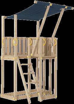 ) szczeble instrukcję montażową Wieża Mezzanine wymiary 165 x 160 x 301,5 cm nr kat. 007.002.