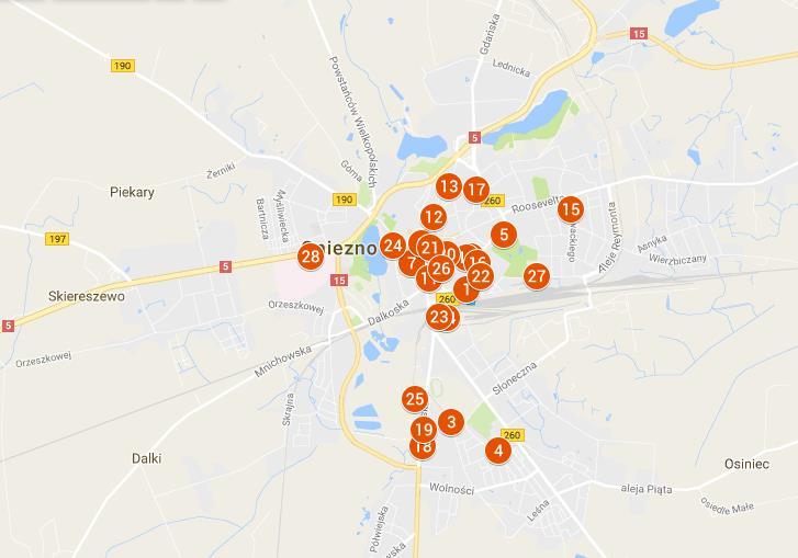 projektów rewitalizacyjnych realizowanych będzie punktowo oddziaływanie będzie obejmowało cały obszar rewitalizacji.