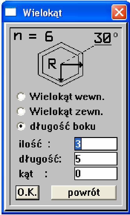 4. Dioda(układ prostowniczy) Konfigurujemy program. Ołówek 1. 1. Rysujemy trójkąt równoramienny.