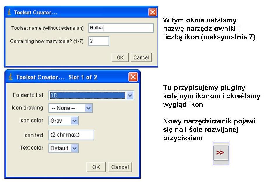 albo do makr wywołujących funkcje do obsługi stosów (Stack Tools) Rys. 13.