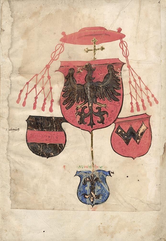 1. Almanach pro Reverendissimo Domino Cardinali Fryderyka Jagiellończyka na rok 1501. Biblioteka Jagiellońska, rkps 8, s.