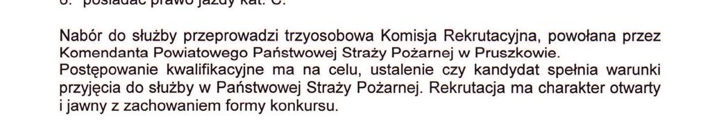 U. z 2016 roku poz. 603, z póżn. zm.), tj.: 1. posiadać obywatelstwo polskie, 2. nie być karanym za przestępstwa lub przestępstwo skarbowe, 3. korzystać z pełni praw publicznych, 4.