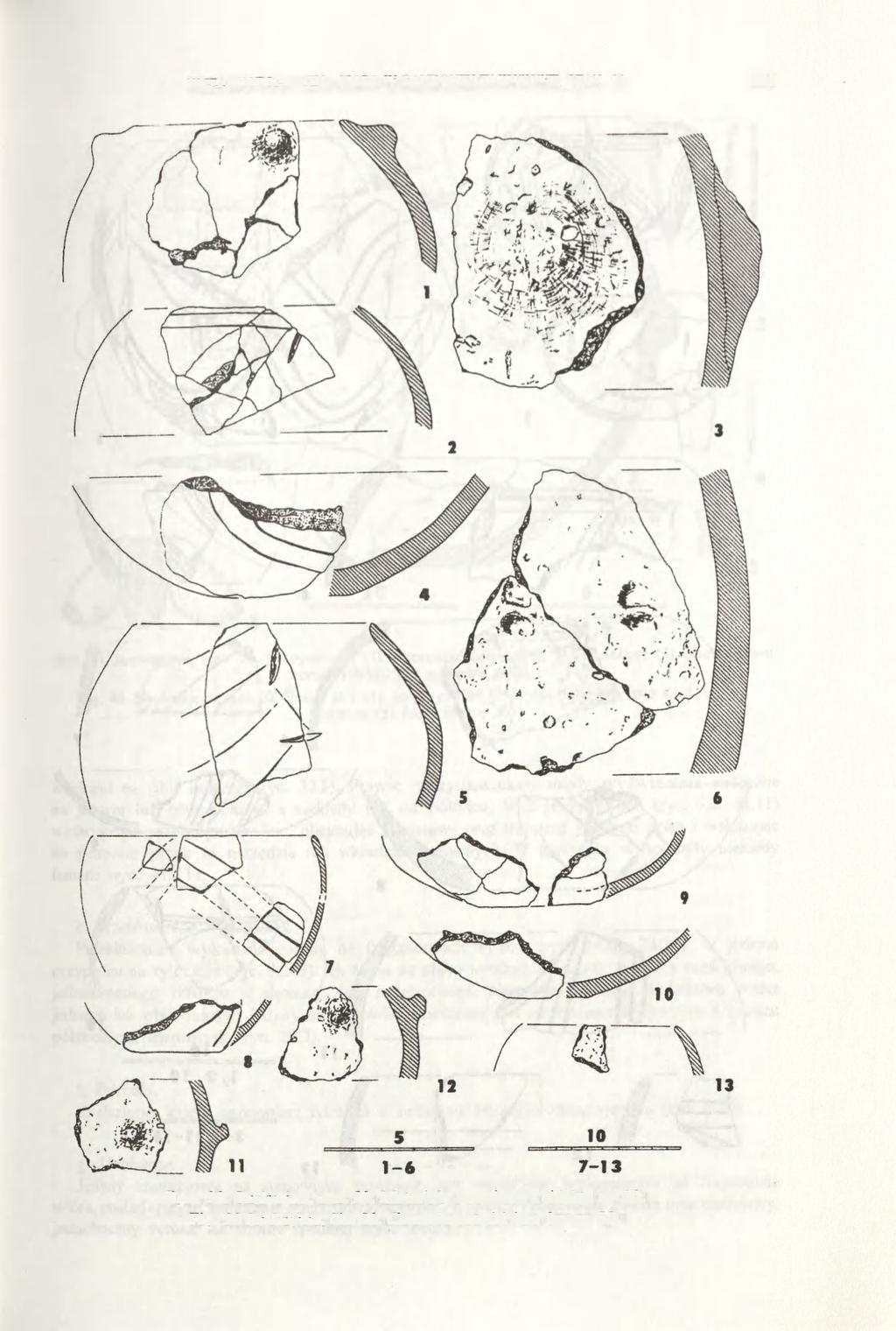 WCZESNONEOLITYCZNA OSADA W SANDOMIERZU-KRUKOWIE. STAN. 20. 121 Ryc. 38. Sandomierz, stan. 20. Materiały ceramiczne z obiektu nr 20.