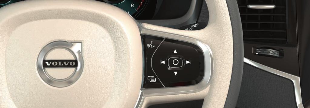 03 Obsługa wyświetlacza kierowcy Do obsługi wyświetlacza kierowcy służy prawy zestaw przycisków na kierownicy. Można samodzielnie wybrać, jakie informacje będą pokazywane na wyświetlaczu kierowcy.