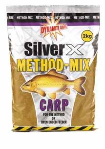 MARINE HALIBUT METHOD MIX SILVER X CARP METHOD-MIX ZAN TY Zwier pokruszony grnult z hlibut, który zncząco zwiększ jej