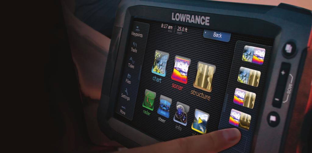 HDS-12 Gen2 Touch Echosonda/chartploter Znakomity, 12-calowy, szerokoekranowy kolorowy wyświetlacz Dwa porty Ethernet i dwa pełnowymiarowe gniazda kart SD oraz wejście video HDS-12 Gen2 Touch GPS z