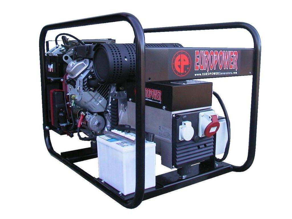 AGREGATY PRĄDOTWÓRCZE EUROPOWER powered by niewyciszone, do zabudowy Prąd znam. [kva] [A] JEDNOFAZOWE EP10000E 10,0 39,0 Transformator GX610 Elektryczny 16,6 3,5 20,0 102x55x60 140 X olejowe.