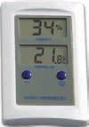 Przybory kuchenne 03 TERMOMETR LODÓWKOWY TERMOMETR TERMOMETR SONDA temperatura -40 40 C obudowa ze stali nierdzewnej uchwyt umożliwiający zawieszenie temperatura-20 50 C funkcjonalna zawieszka