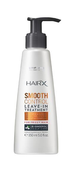 30068 Serum wygładzające włolsy HairX Smooth Control 150 ml Opis produktu: Lekkie serum bez spłukiwania ze składnikiem chroniącym włosy przed uszkodzeniami, który aktywuje się pod wpływem ciepła.