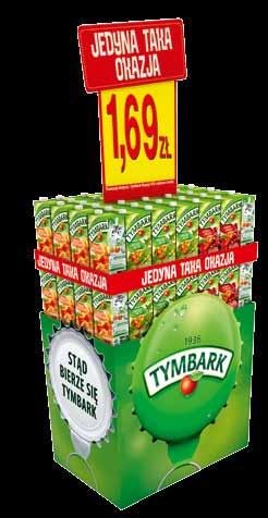 1 L 1 L TYMBARK OWOCE ŚWIATA TYMBARK SOK 100% od 2 49 3 19