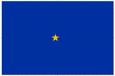 Flaga UE Wybieramy narzędzie rysowania gwiazdek Wybieramy gwiazdkę i ustawiamy parametry