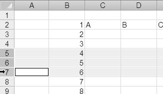 ABC Excel 2007 PL Rysunek 5.8. Zaznaczone wiersze Kolejnym etapem jest przekazanie programowi informacji o naszych zamierzeniach. Wyświetl wstążkę Narzędzia główne.