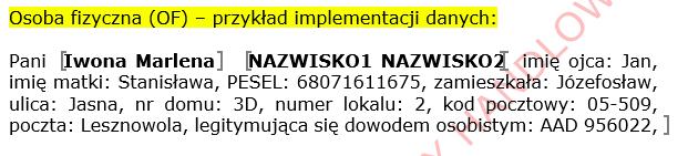 danych nagłówka wniosku - dane wnioskodawców i uczestników postępowania d.