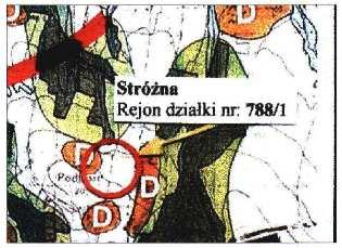 ograniczonego rozwoju Strefy ochrony ekosystemów leœnych i œrodowisk przejœciowych Plan w podanej skali znajduje siê w siedzibie Urzêdu Gminy, którego niniejsze opracowanie terenowe dotyczy.
