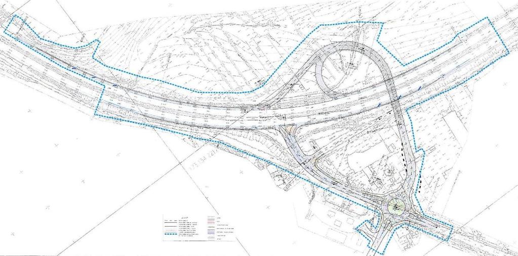 Inwestycja w swym zakresie obejmuje : - budowę węzła drogowego na skrzyżowaniu z drogą powiatową, - budowę pasów włączenia wzdłuż DK 7 w kierunku Krakowa i w kierunku Zakopanego, - budowę pasów