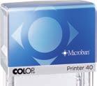 46 Pieczątki z ochroną antybakteryjną Microban Linia Printer Pocket Stamp Plus Printer 10 Microban 10 x 27 mm polecana liczba wierszy 3 A E/10 WKRÓTCE W OFERCIE 10 x 27 mm Printer 20 Microban 14 x 38